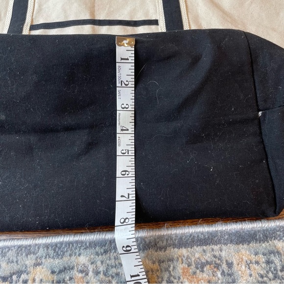 Canvas Tote Bag with Black Trim - Picture 2 of 5